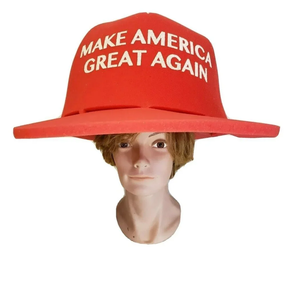 Giant cap  Donald Trump Make America Great  again Foam hat